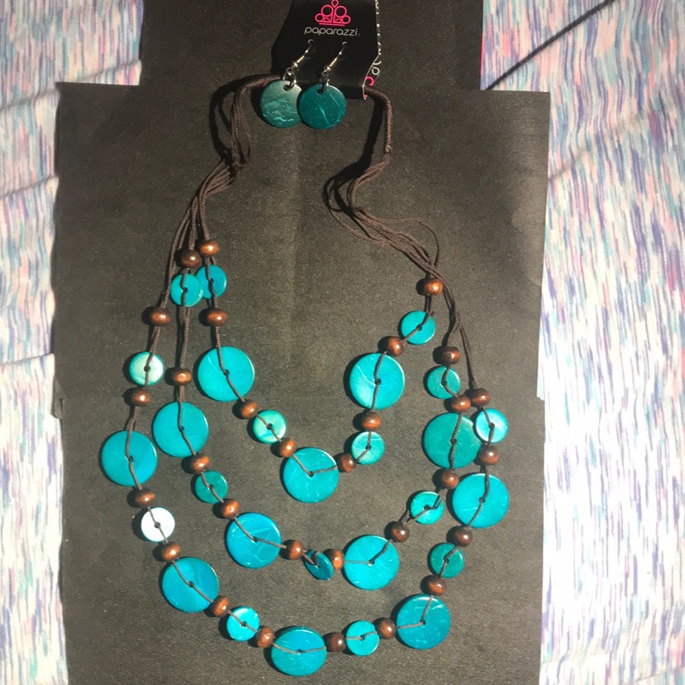 Paparazzi Necklace Blue